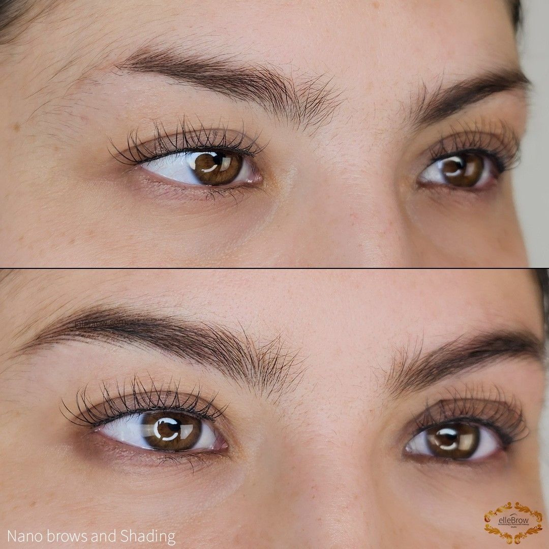 Nano Brows with Shading