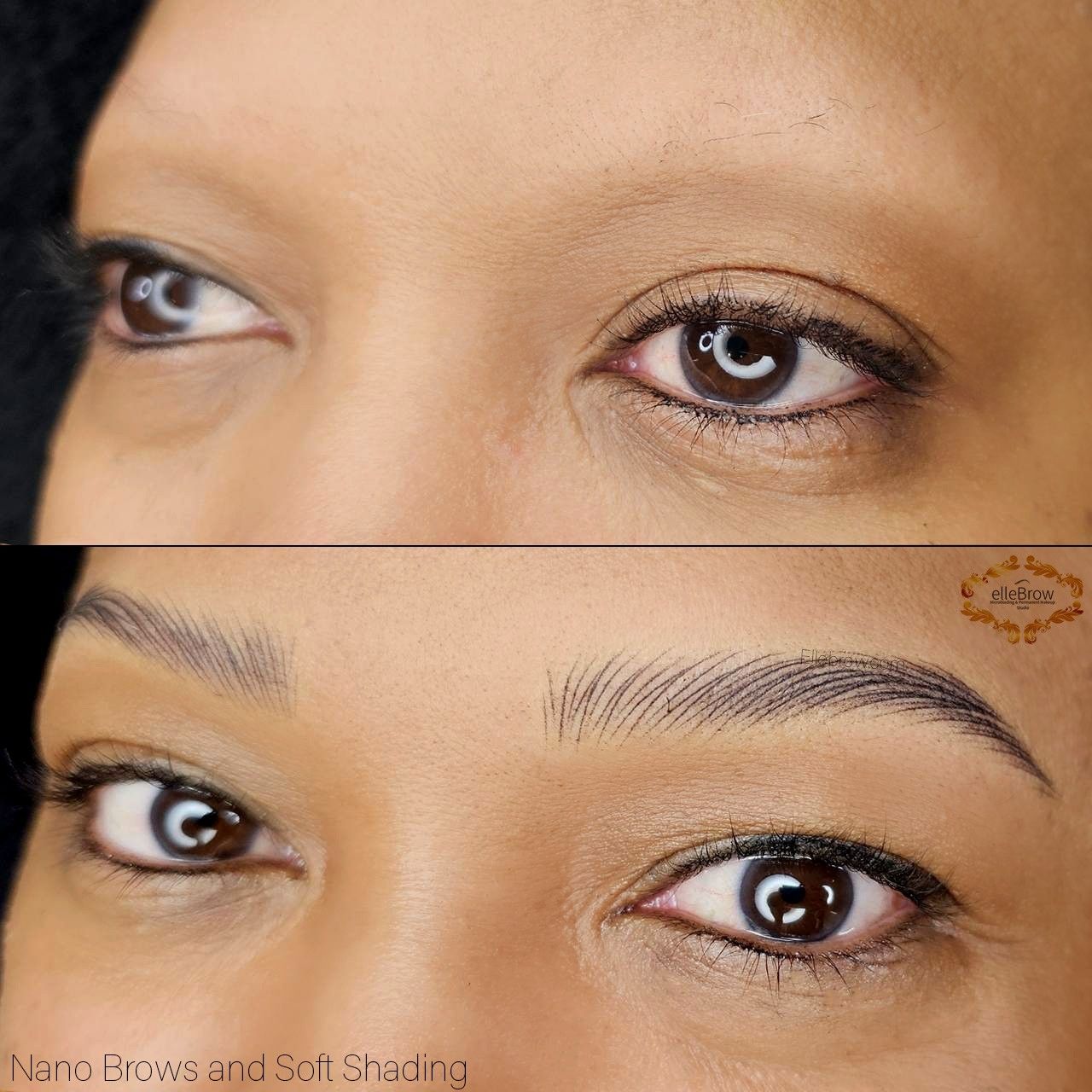 Nano Brows with Soft Shading