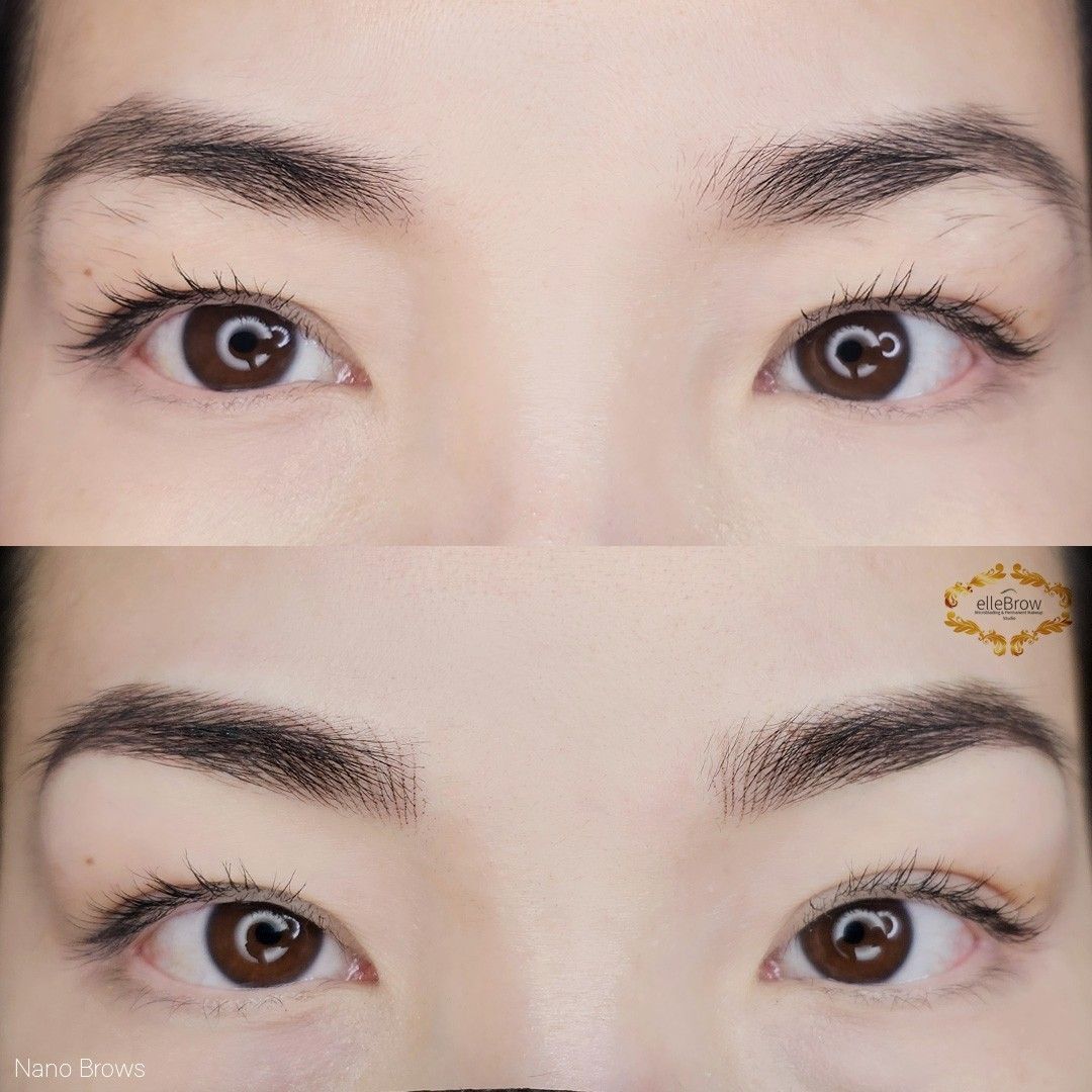 Nano Brows Before & After