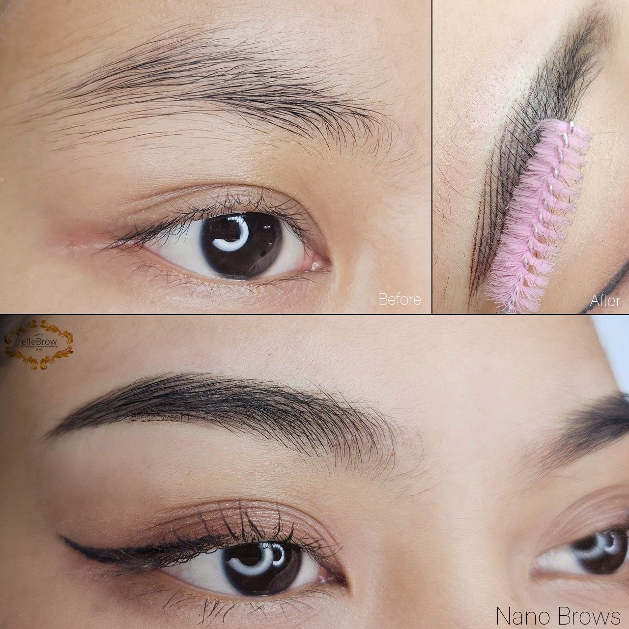 lovely nano brows 
