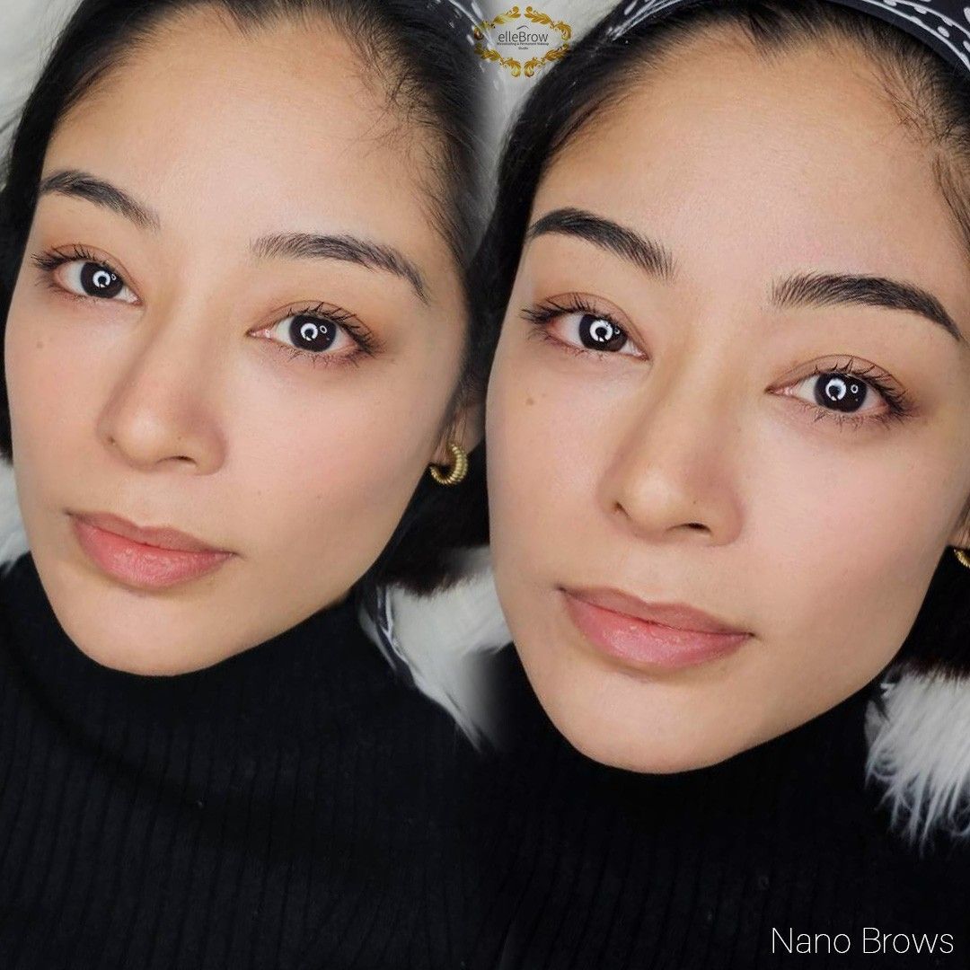 nano brows makeover by Ellebrow NYC