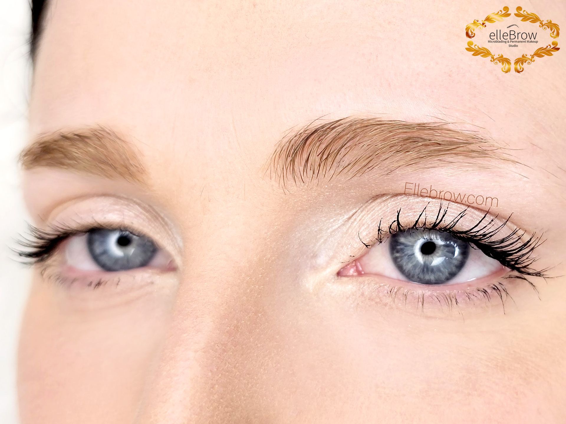 Microblading Before at Ellebrow NYC