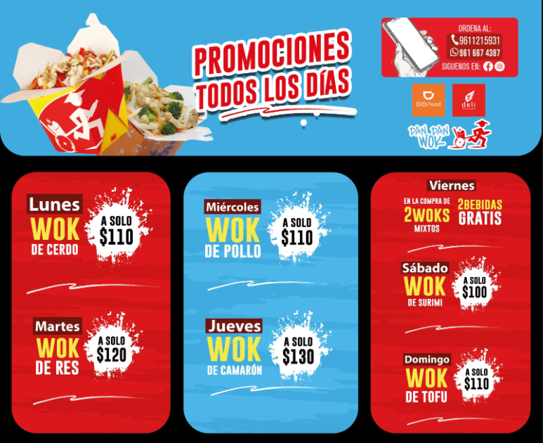 DAN DAN WOK - PROMOCIONES