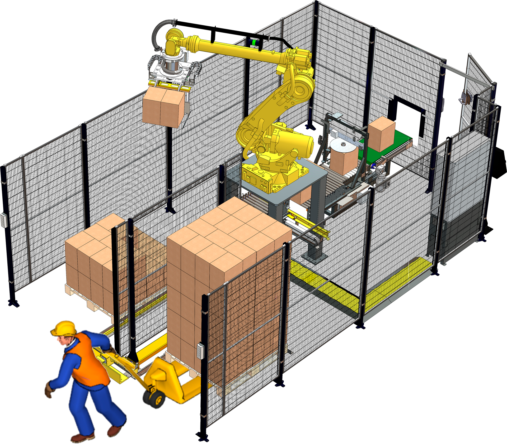 Titans Packaging Typhon Duo Robotic Palletizer
