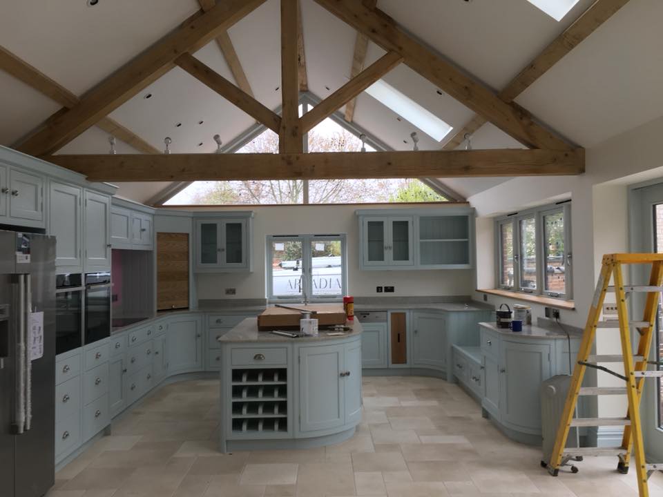 New kitchen project in North Norfolk