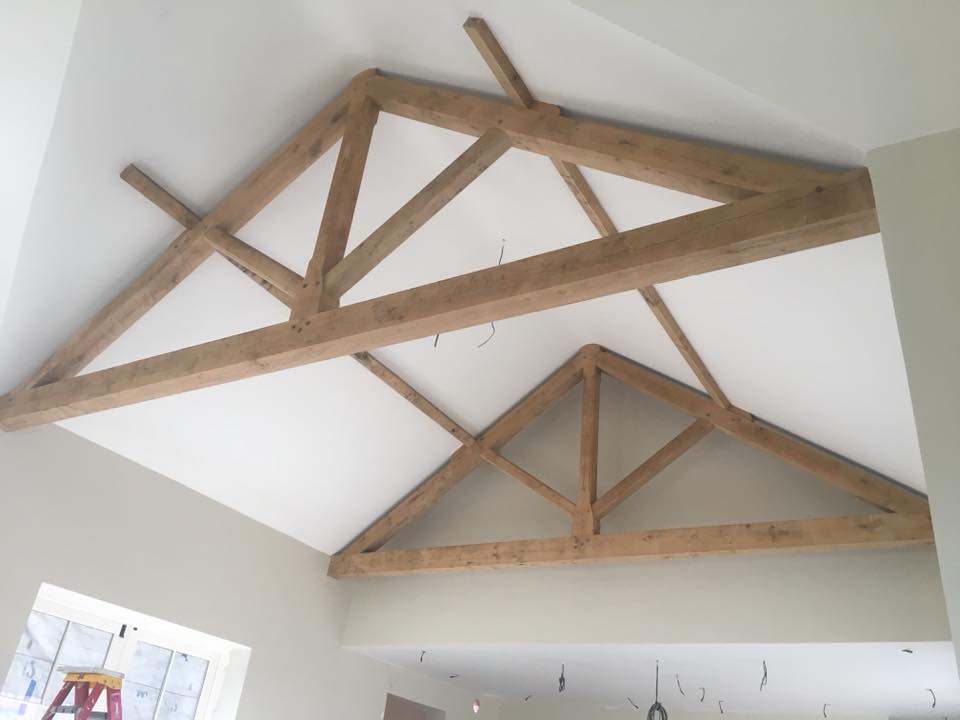 Kitchen beams North Norfolk