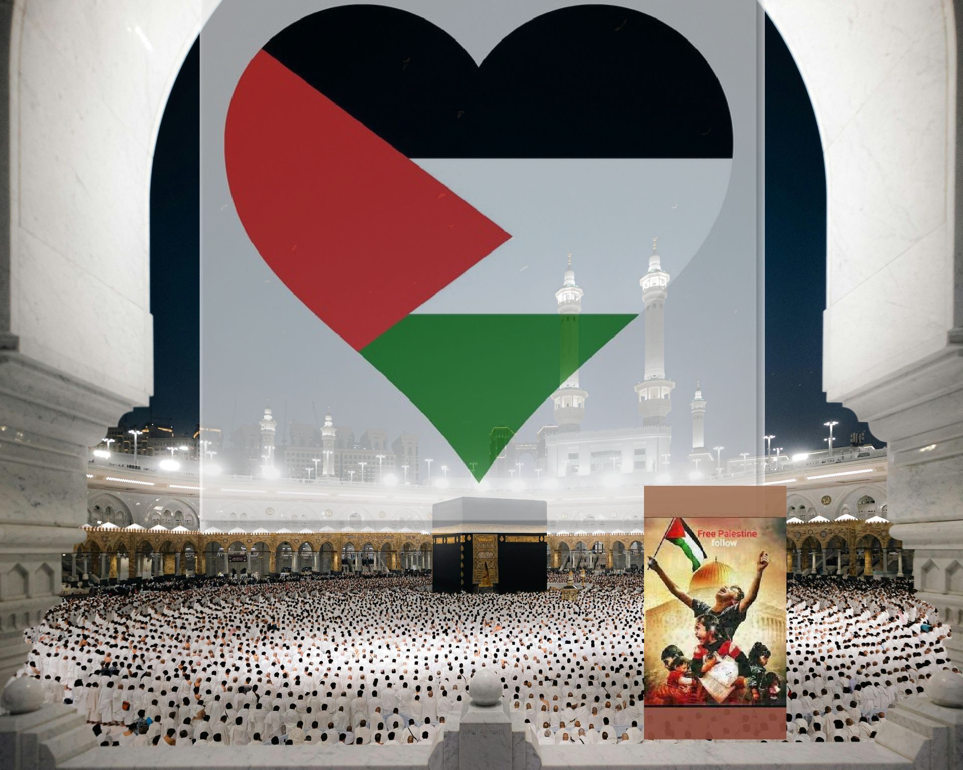 Een moskee met een bordje ervoor waarop staat ``exclusief aanbod''.