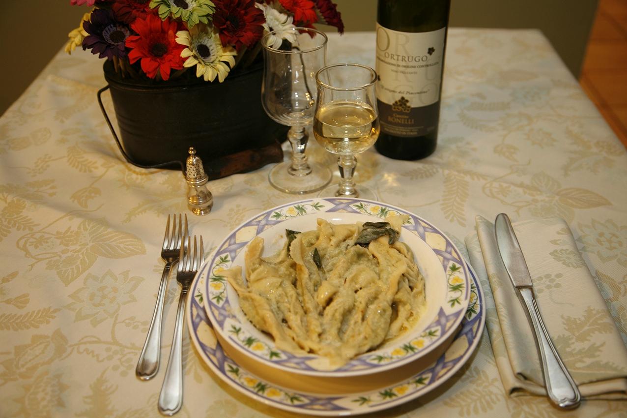 ravioli di ricotta e erbette