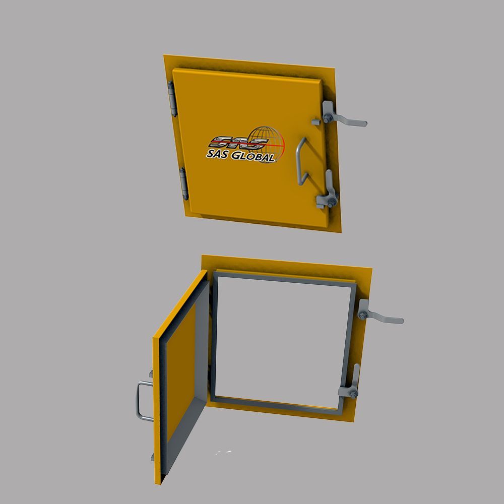 Coal-Fired Power Generation Dust Tight Access Doors