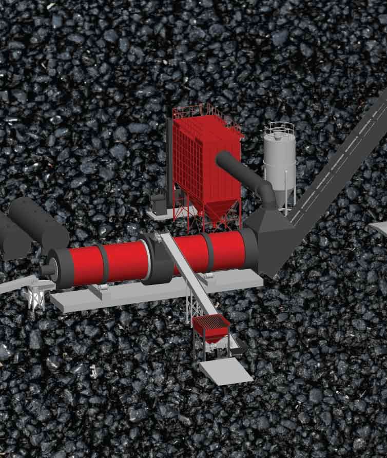 Asphalt Drum Plant Solutions for Wear, Process and Equipment