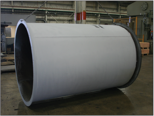 wear resistant cyclone - chromium carbide ovleray cylone