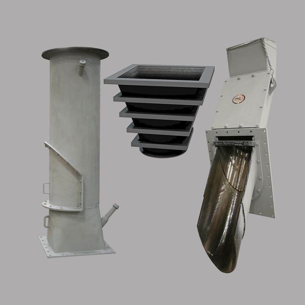 Coal-Fired Power Generation mill feed chutes - mill transition chutes