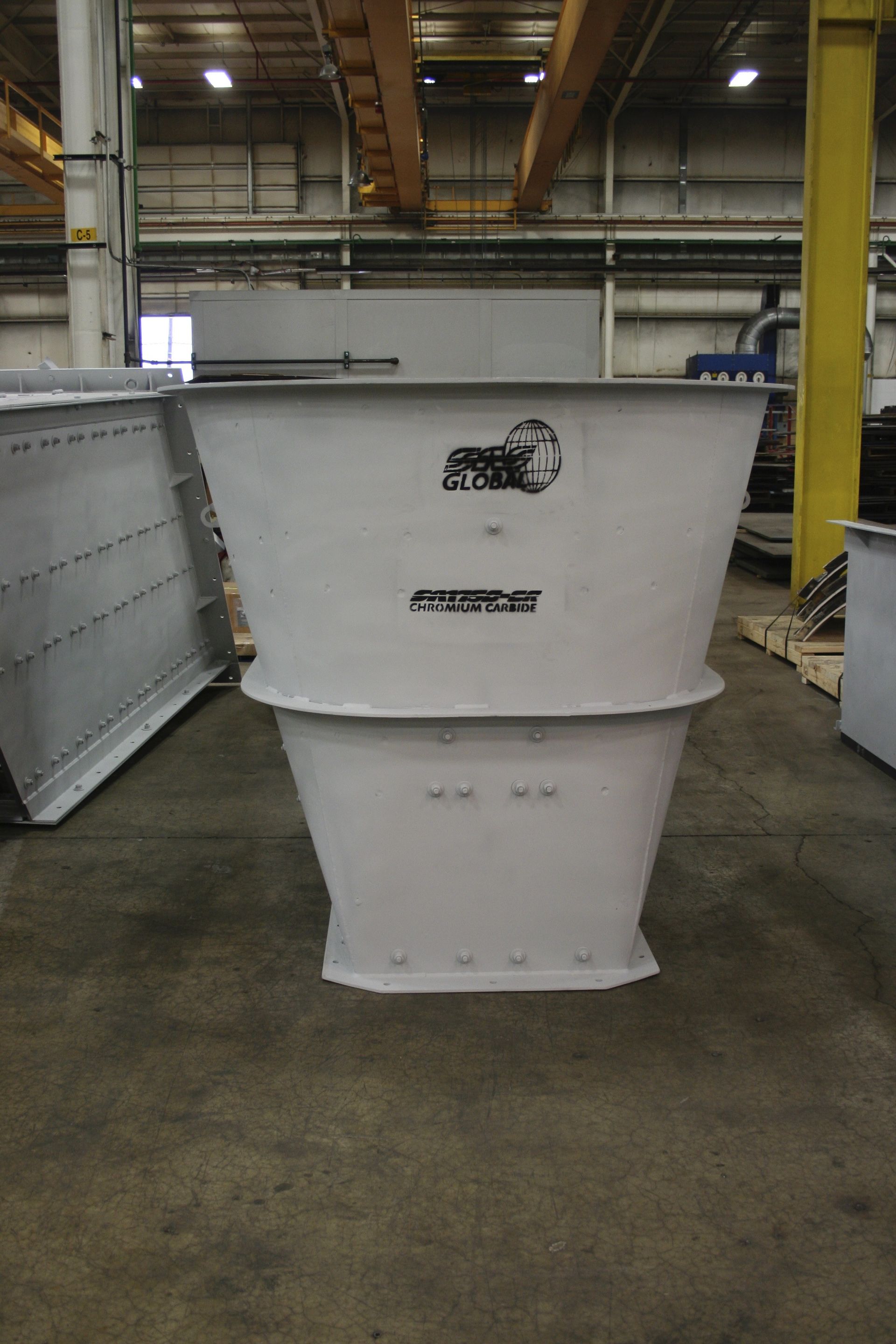 blast furnace material transfer chute