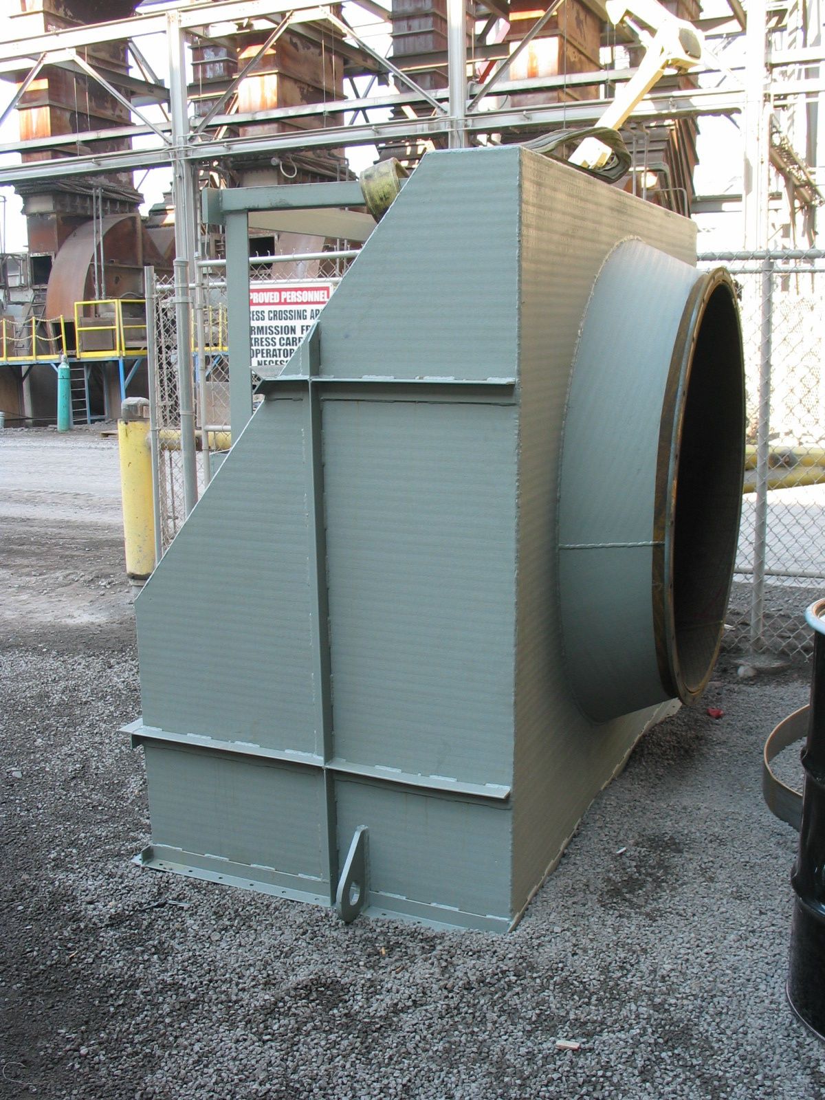 reverse fan housing - steel mill