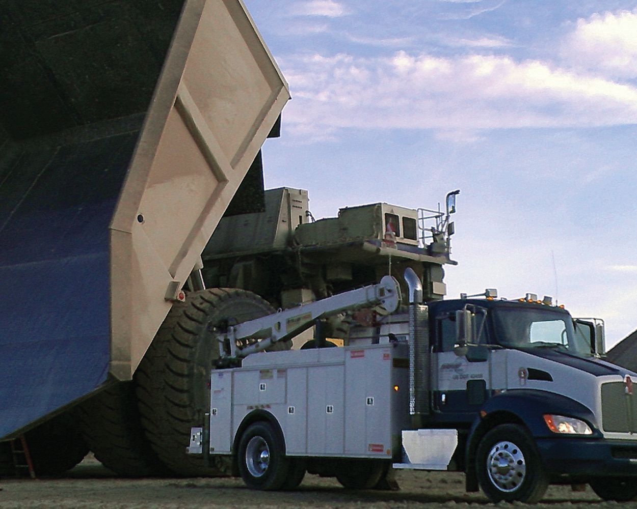 Onsite mining equipment repair and installation service