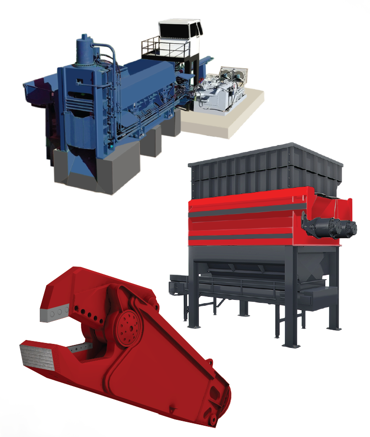 Bailer, Shear, Pre-Shredder Wear Resistant Solutions