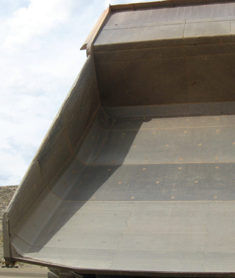 Aggregate industry - hual truck bed liner