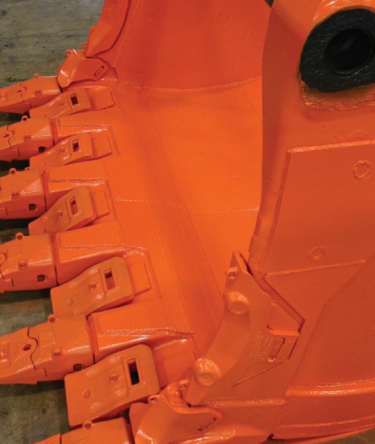 Aggregate industry - shovel busket liner