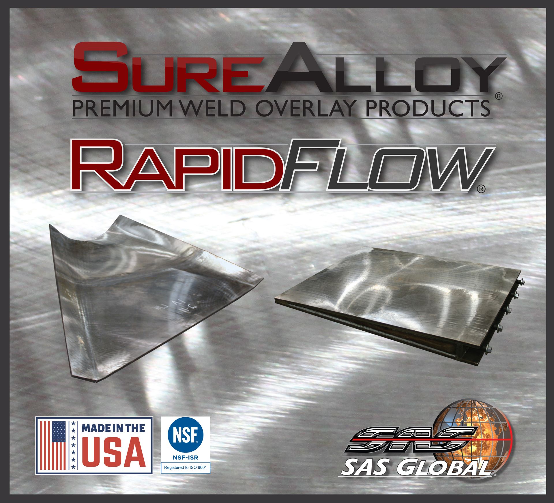 RapidFlow Premium Smooth Finish Carbide Overlay Plate