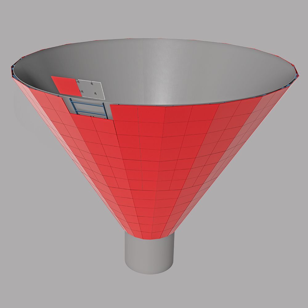 Cement Raw Mill Reject Cone - Raw Mill Separator Cone Liners