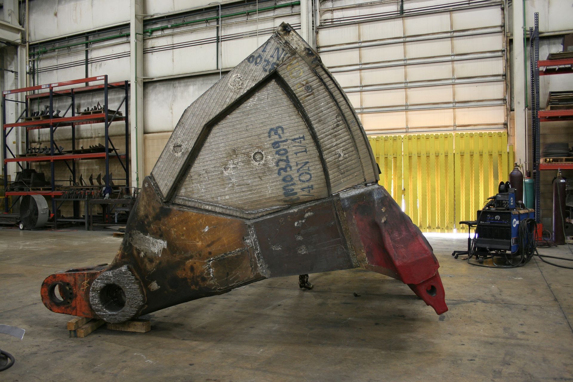 shovel bucket rebuild