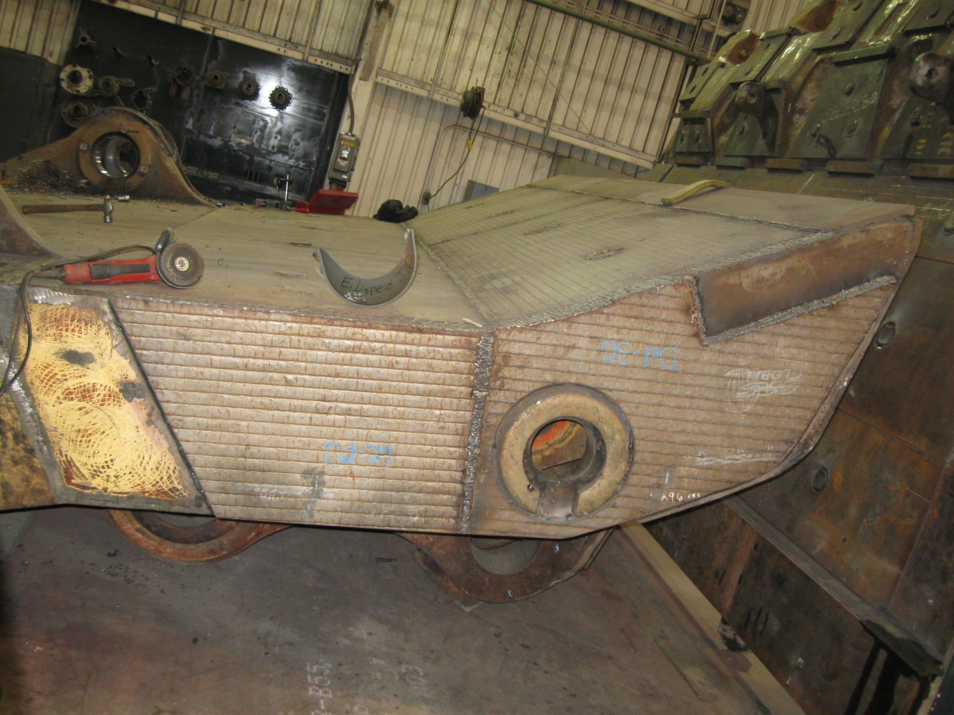 shovel bucket rebuild 2