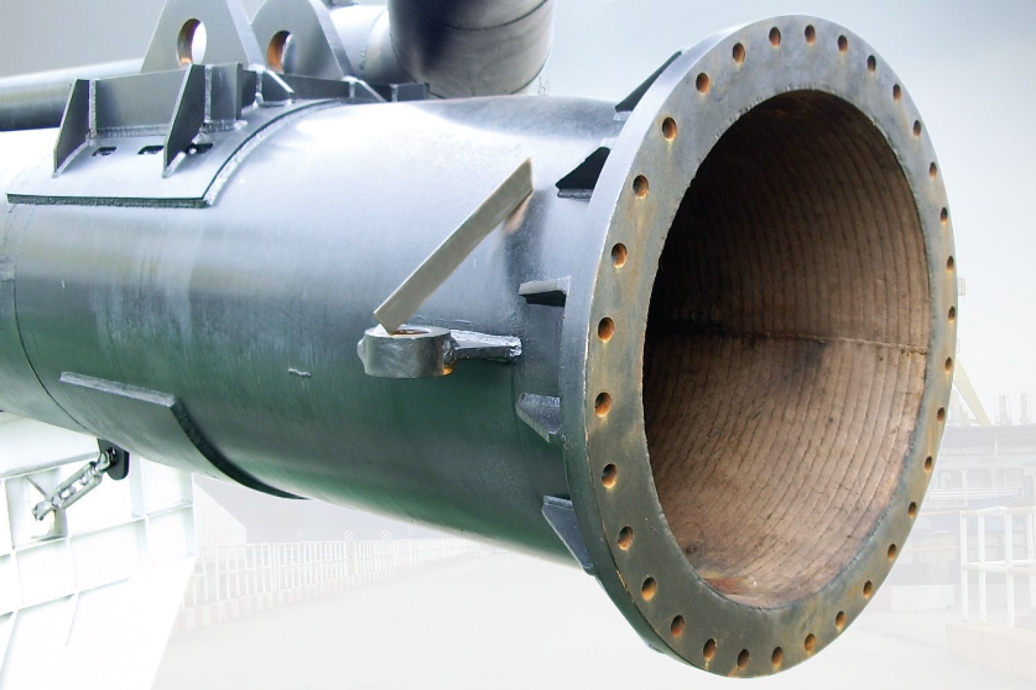 SureAlloy Premium Carbide Overlay Plate Suction Pipelline for the Dredging Industry - SAS Global