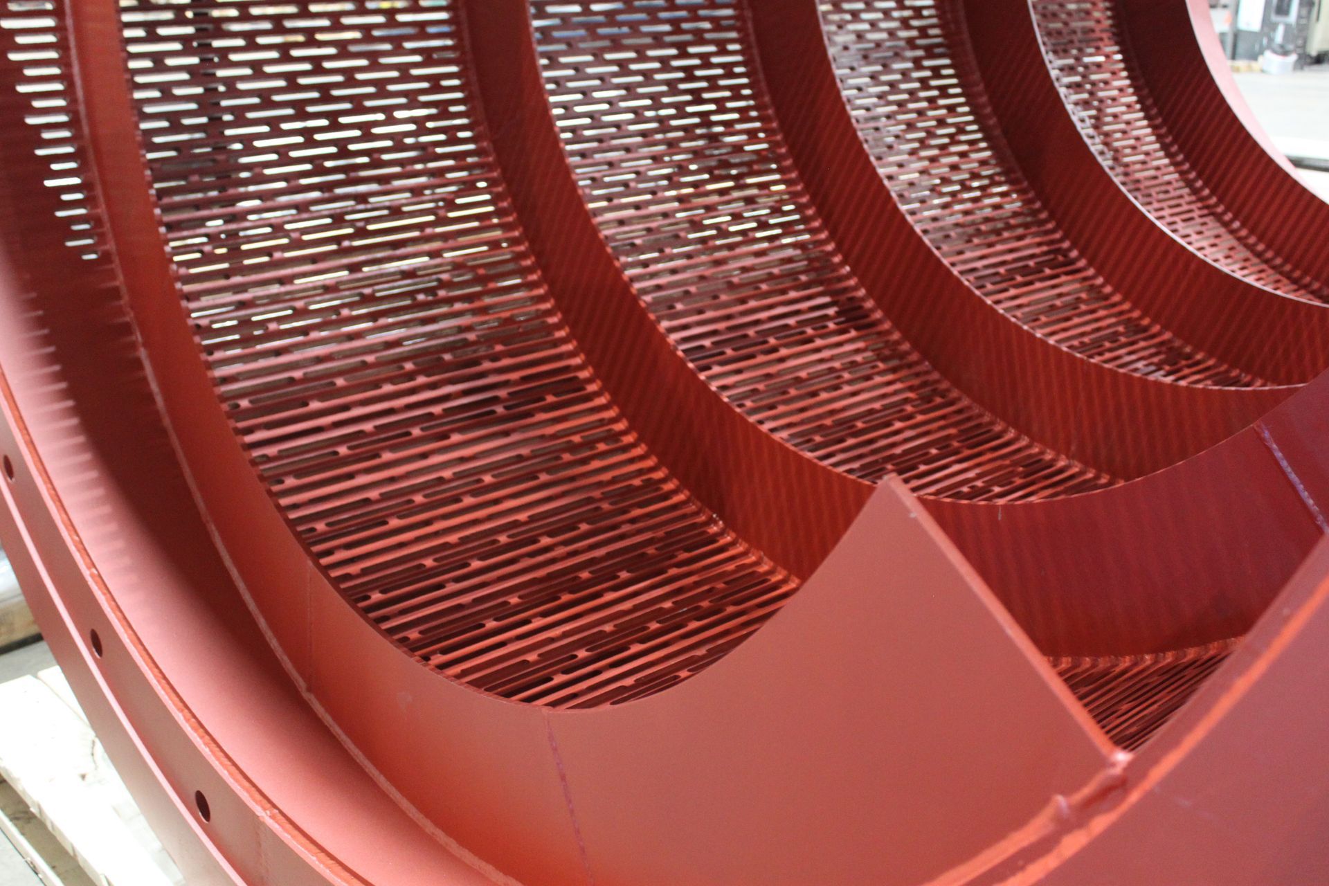 Trommel screen - wear resistant trommel screen