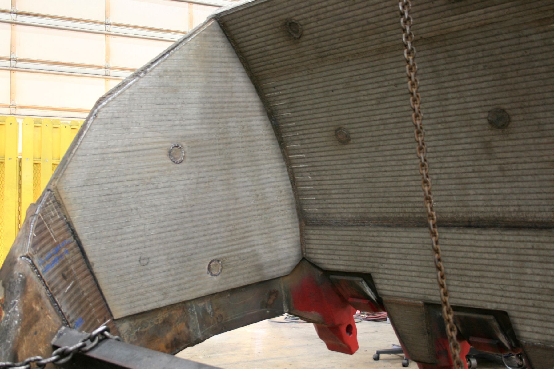 Carbide overlay plate shovel bucket liners 2
