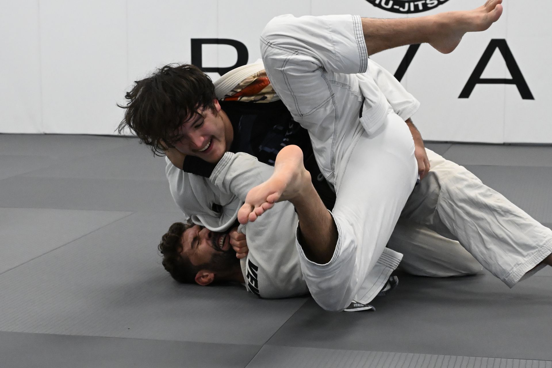 Students training in Brazilian Jiu-Jitsu at Rival Jiu-Jitsu in Waldwick NJ to boost mental health