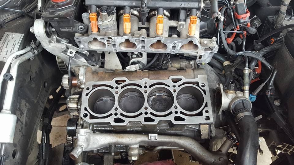 A Close up Of a Car Engine with The Cylinder Heads Removed — Automotion Mechanical In Pacific Paradise, QLD