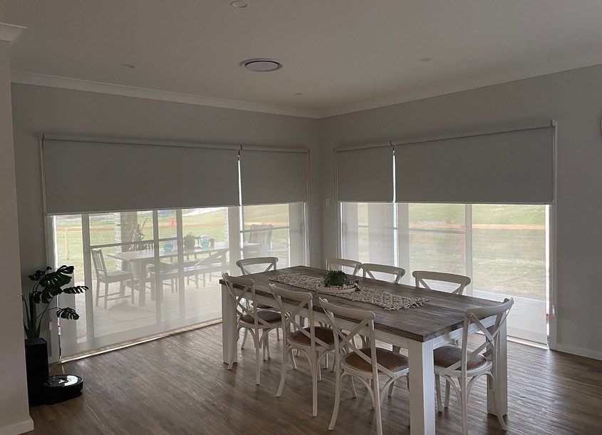 Images of Blinds in a Dining Room— Douglass Blinds & Security Screens in Taralga, NSW