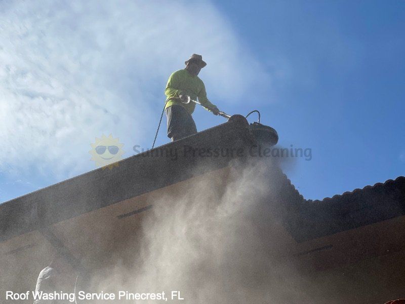 roof washing service in Pinecrest, Florida by Sunny Pressure Cleaning Pinecrest, 13803 S Dixie Hwy, Palmetto Bay, FL 33158, 305-686-2364