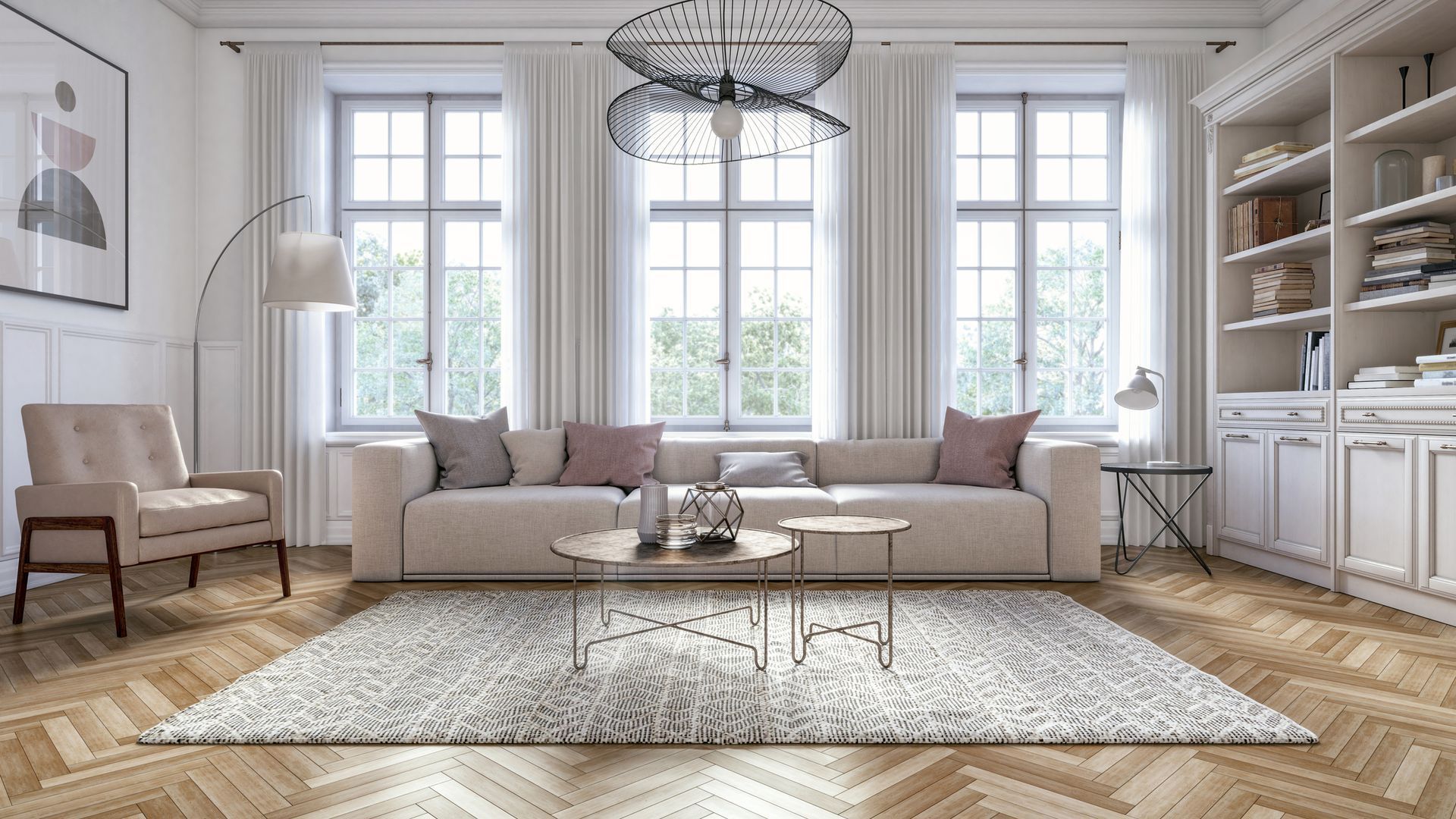 Modern Living Room Interior — Sale, VIC — Madden Glass & Aluminium