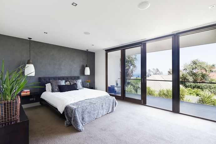 Master Bedroom with Glass Doors — Sale, VIC — Madden Glass & Aluminium