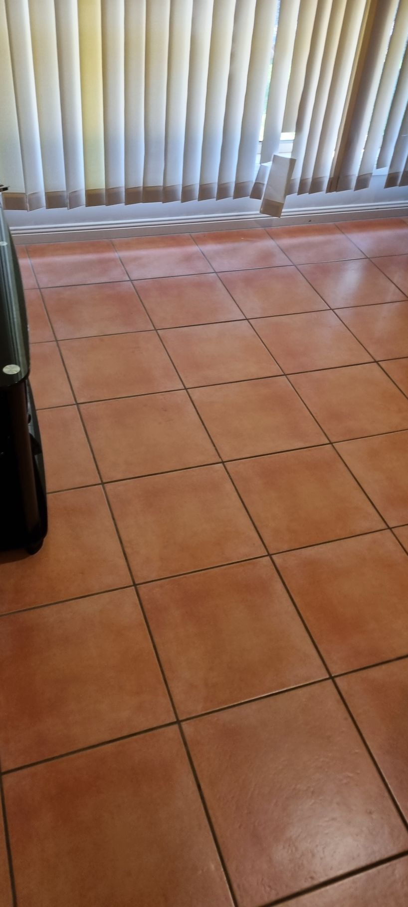 Brown Tiled Floor — RWM Cleaning in Deception Bay, QLD