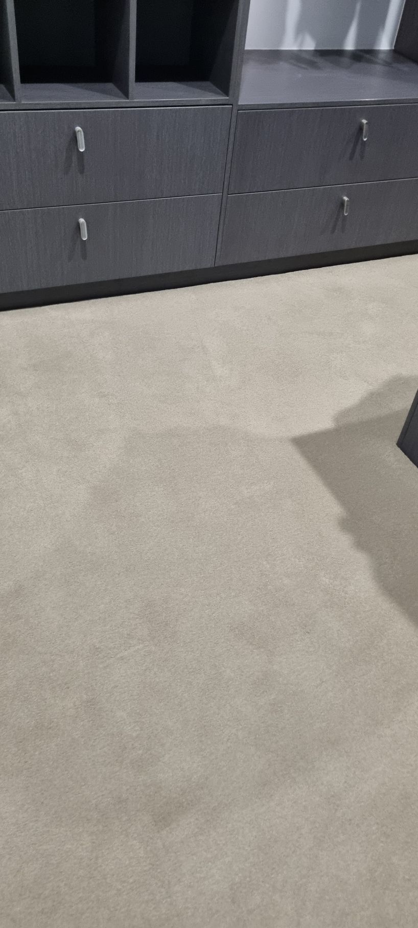 Gray Dresser and Shelving — RWM Cleaning in Deception Bay, QLD