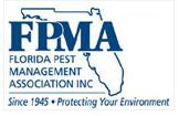 Logo: FPMA (Florida Pest Management Association Inc.) with a Florida outline. "Since 1945. Protecting Your Environment."