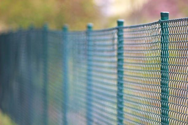 Temporary fencing installation in Highland Park, TX, by A & R Rent-A-Fence
