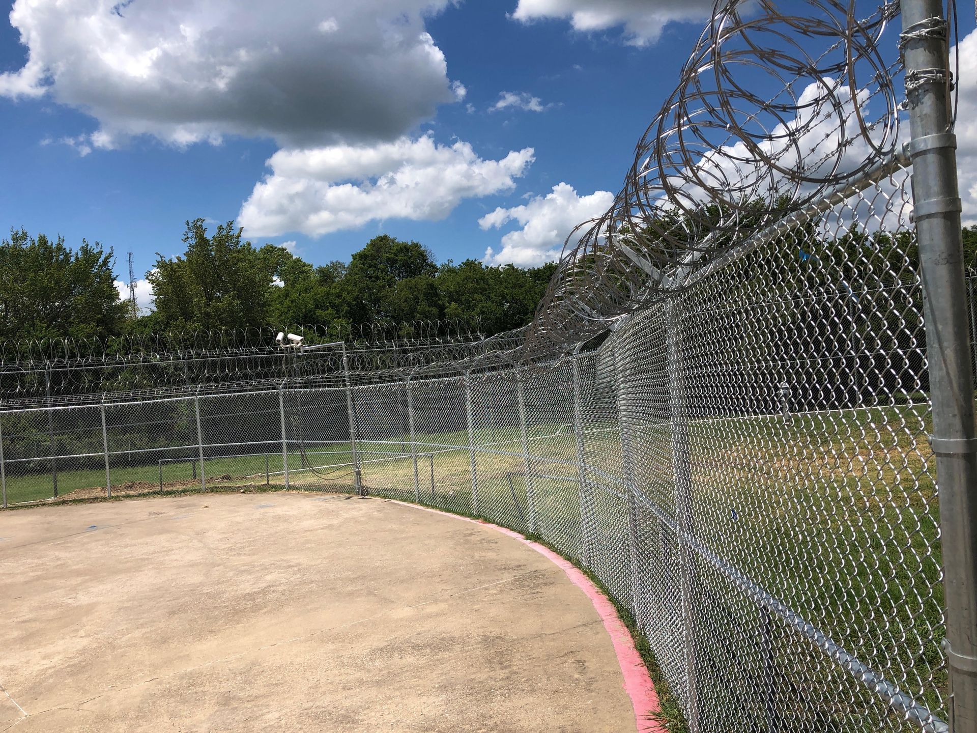 Black Vinyl-Coated Chain Link Fence Services - A & R Rent-A-Fence