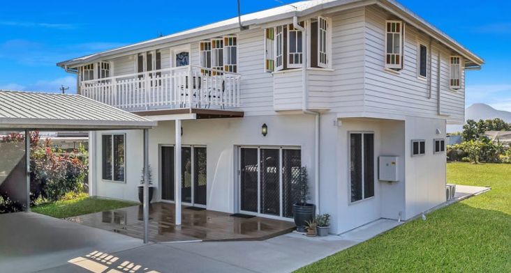 White Two-Story House With Balcony — Cairns South Properties In Edmonton, QLD