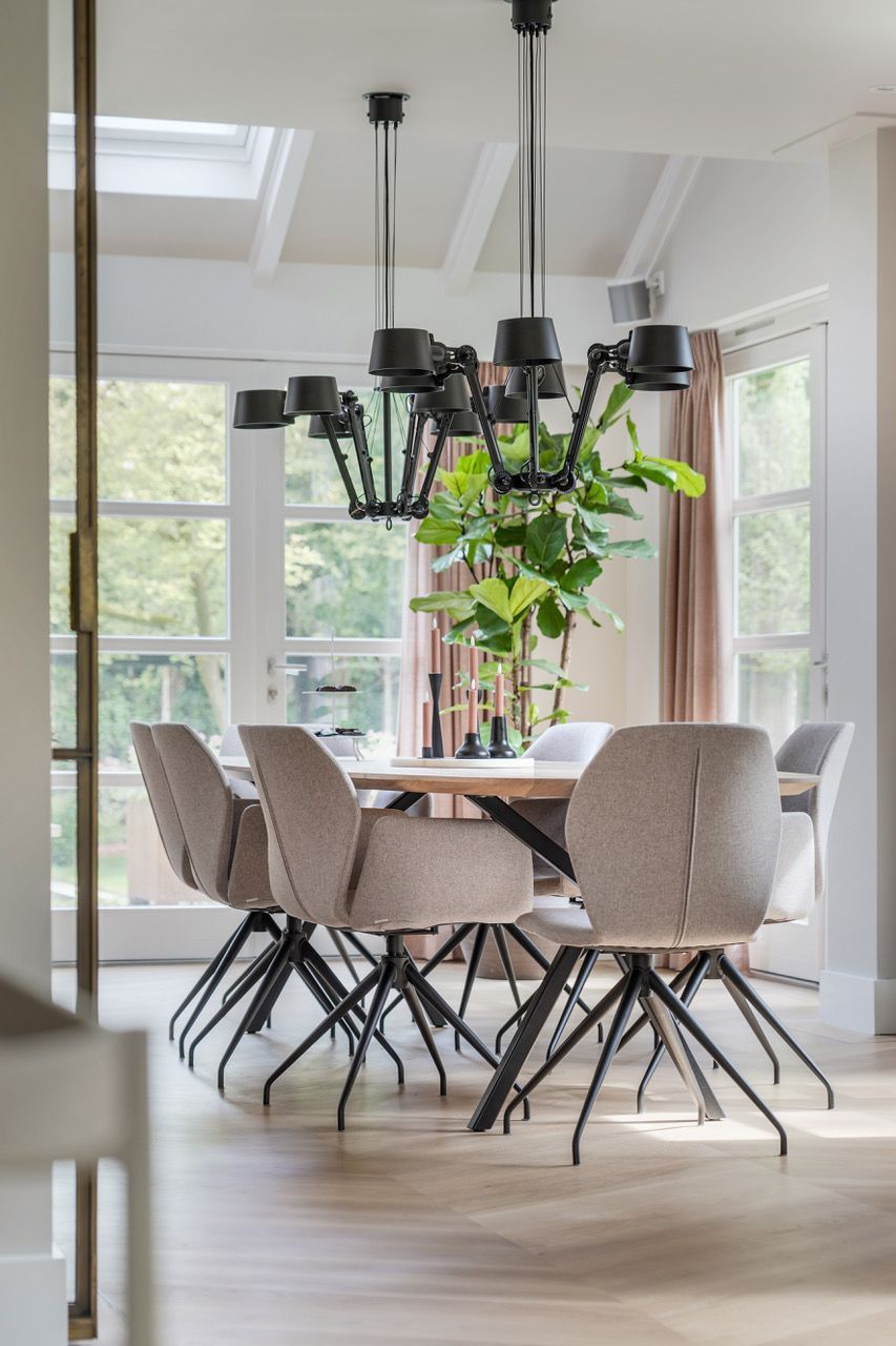 Familie villa Bilthoven  eethoek | Villa18 Interieurs