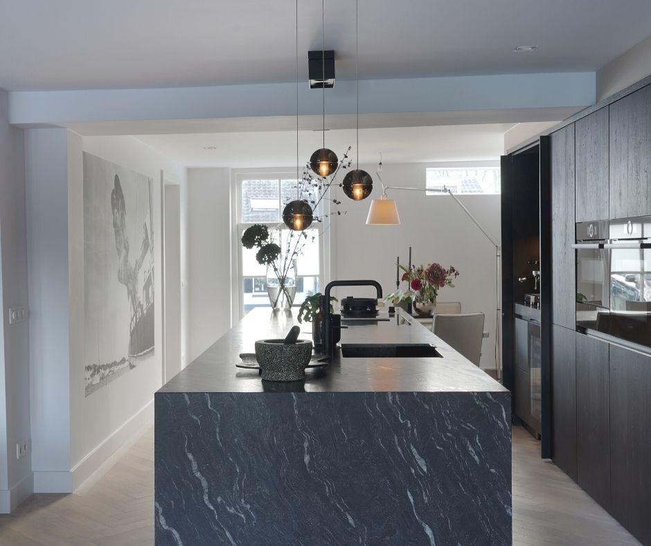 Interieuradvies Loenen aan de Vecht zwarte keuken