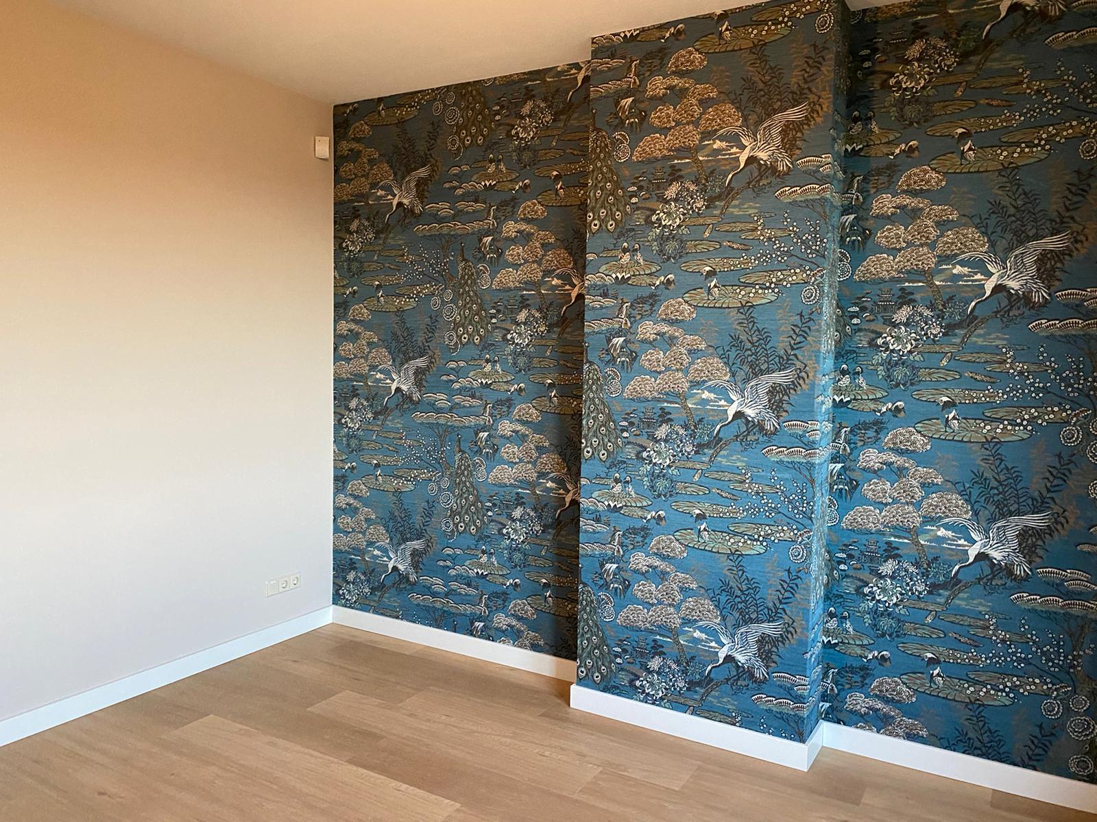 Karaktervol modern herenhuis Lotus Arte  behang