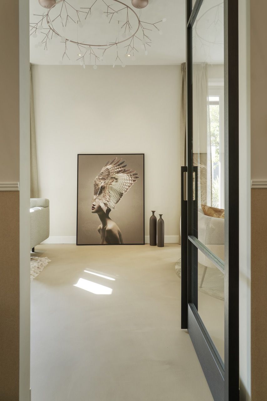 Villa 1922 Baarn living kunst | Villa18 Interieurs