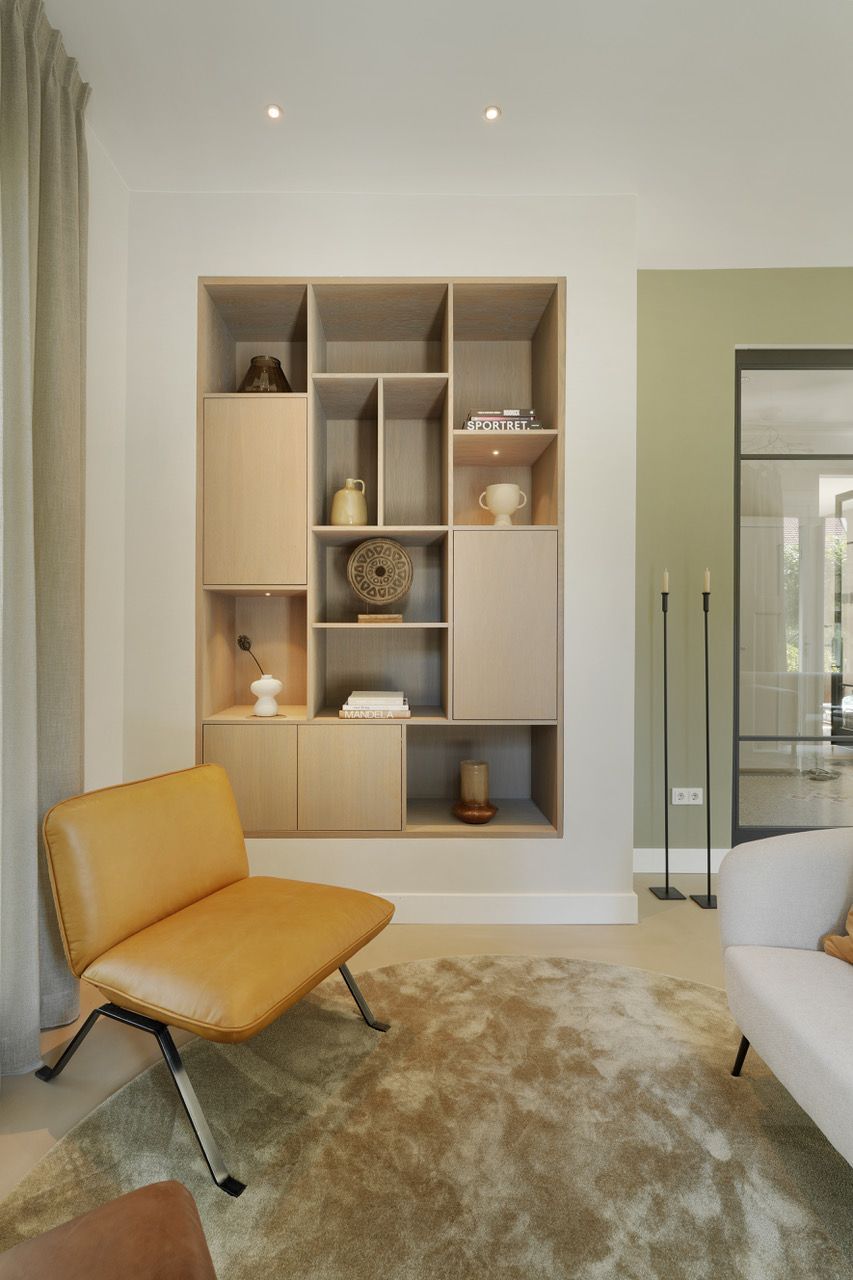 Interieur maatwerk vakkenkast | Villa18 Interieurs