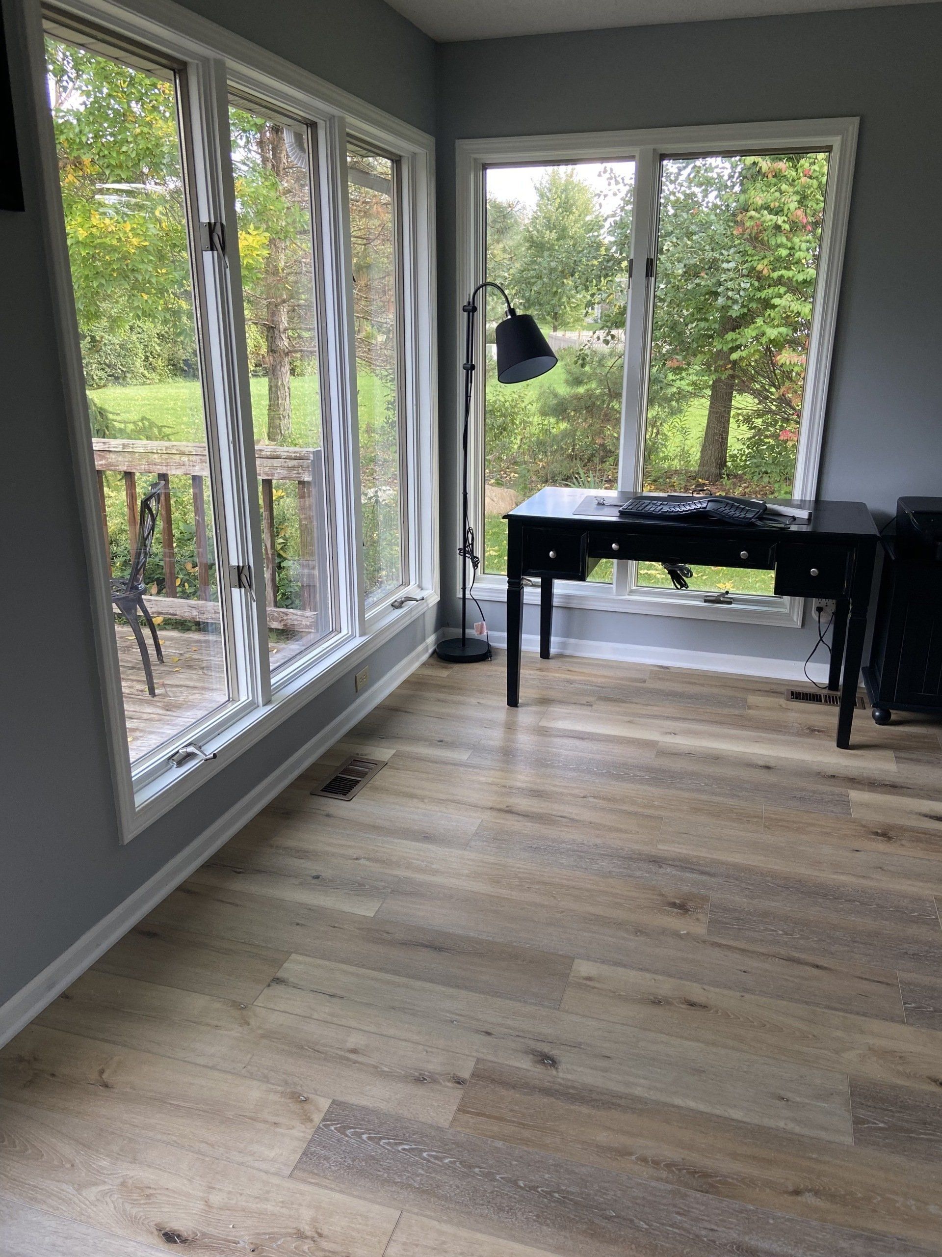 Vinyl Flooring Study Room — Fort Wayne, IN — G & W Flooring