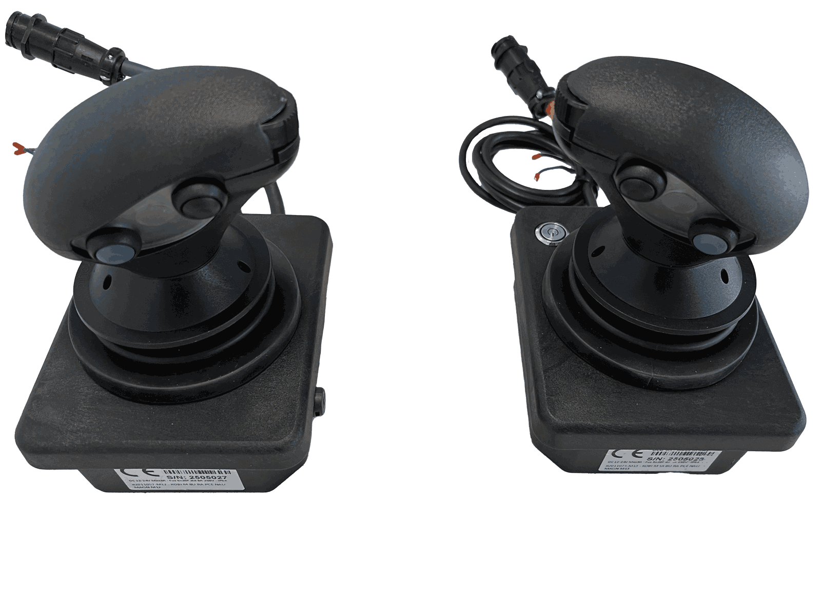 Joystick for controlling crane