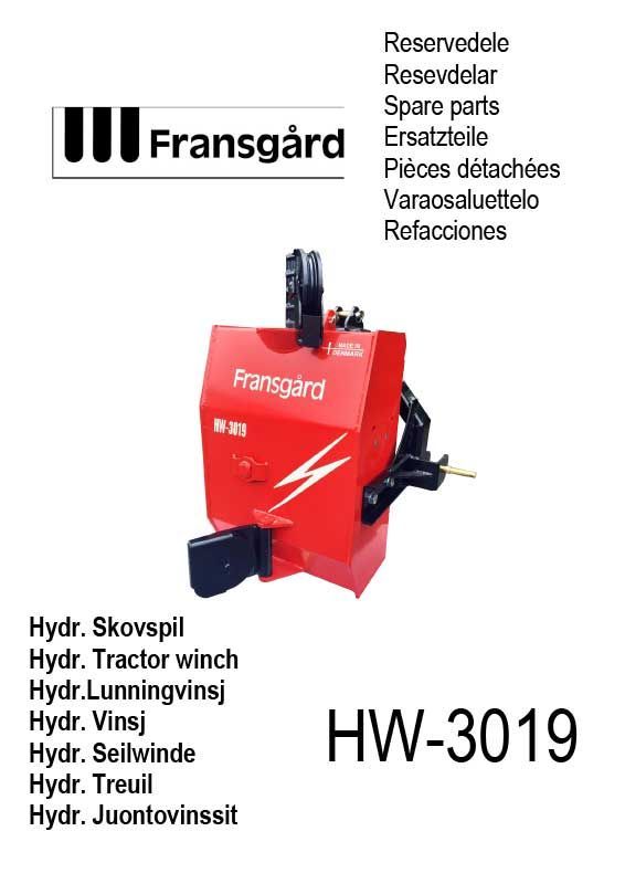 Hydraulically driven winch HW-3019