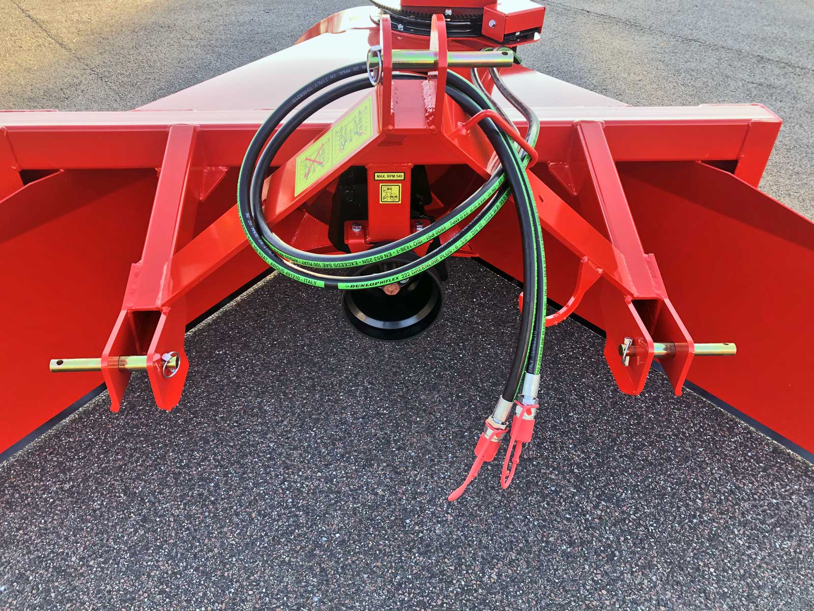 3 punktsophæng på V-230 snefræser